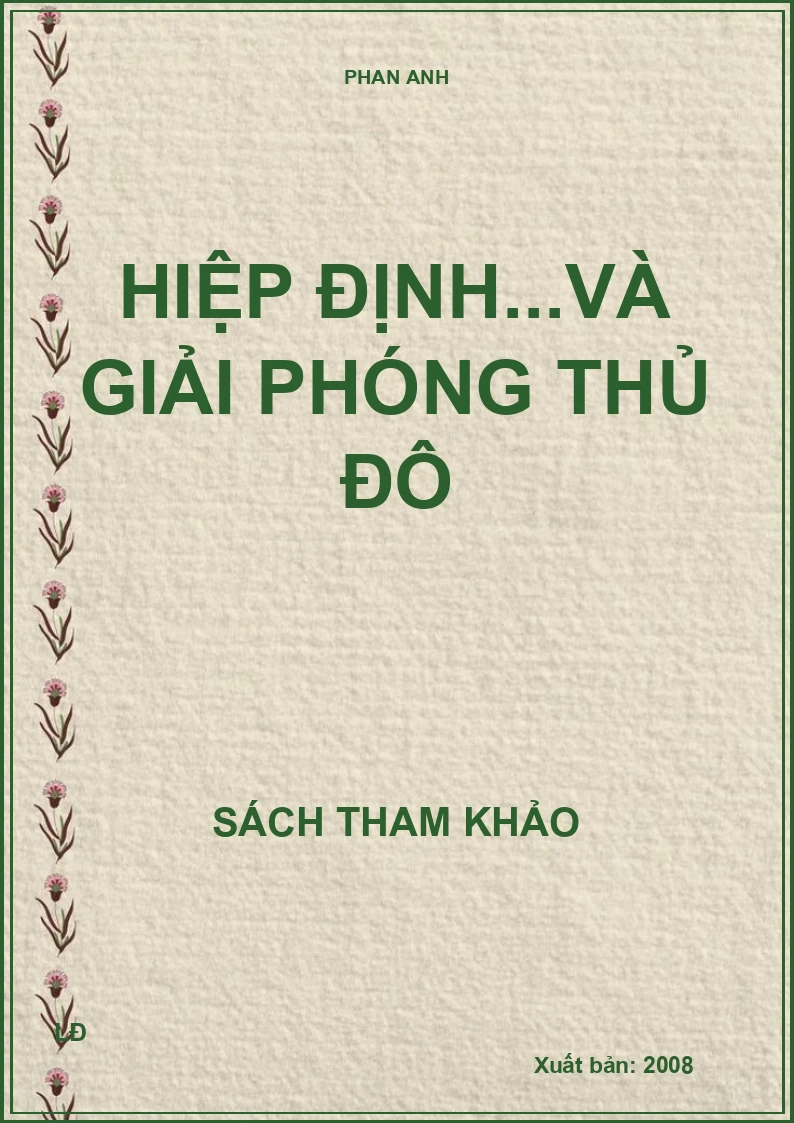Hiệp định...và giải phóng thủ đô