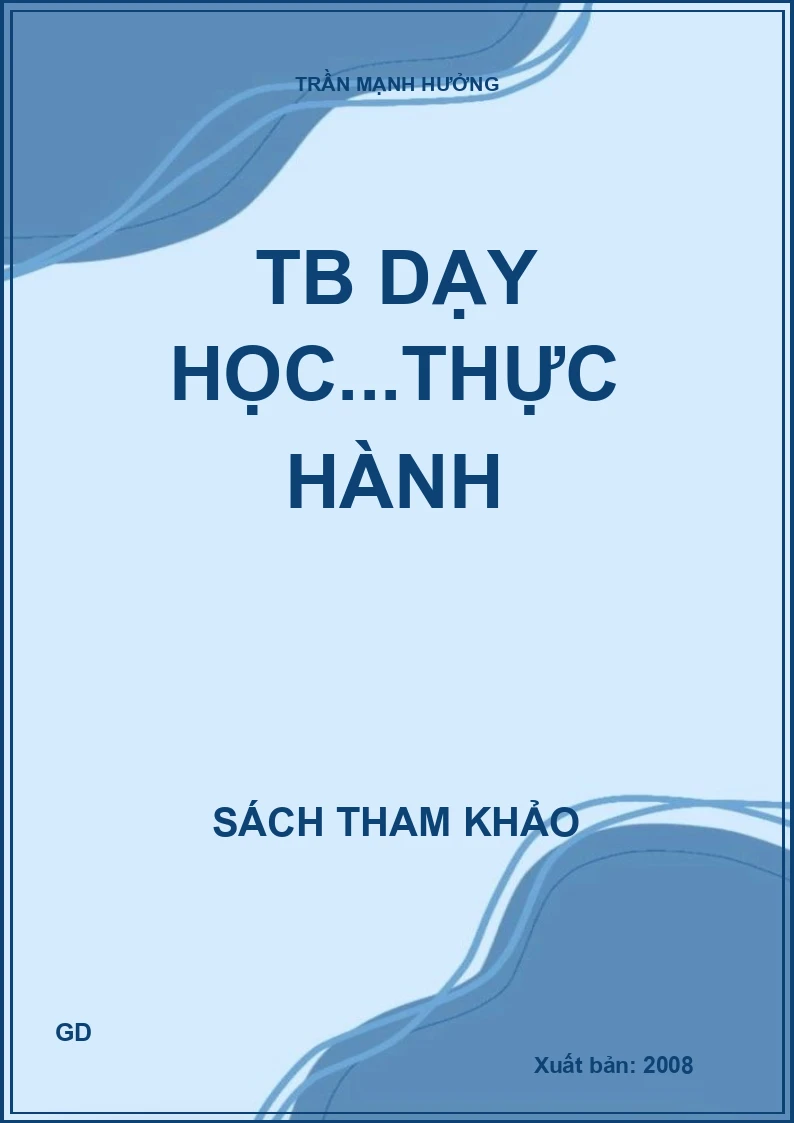 TB dạy học...thực hành