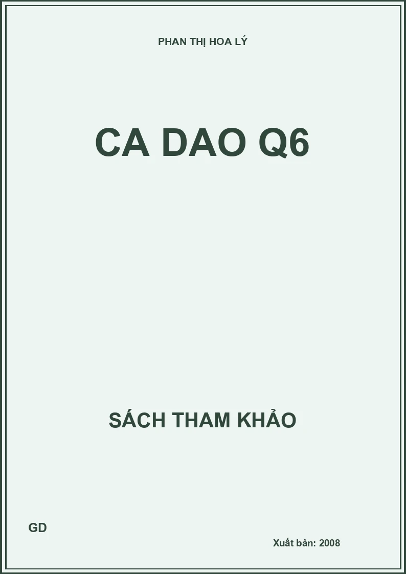 Ca dao Q6