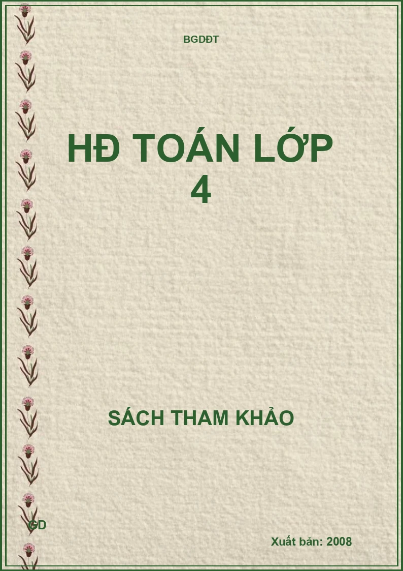 HĐ Toán lớp 4