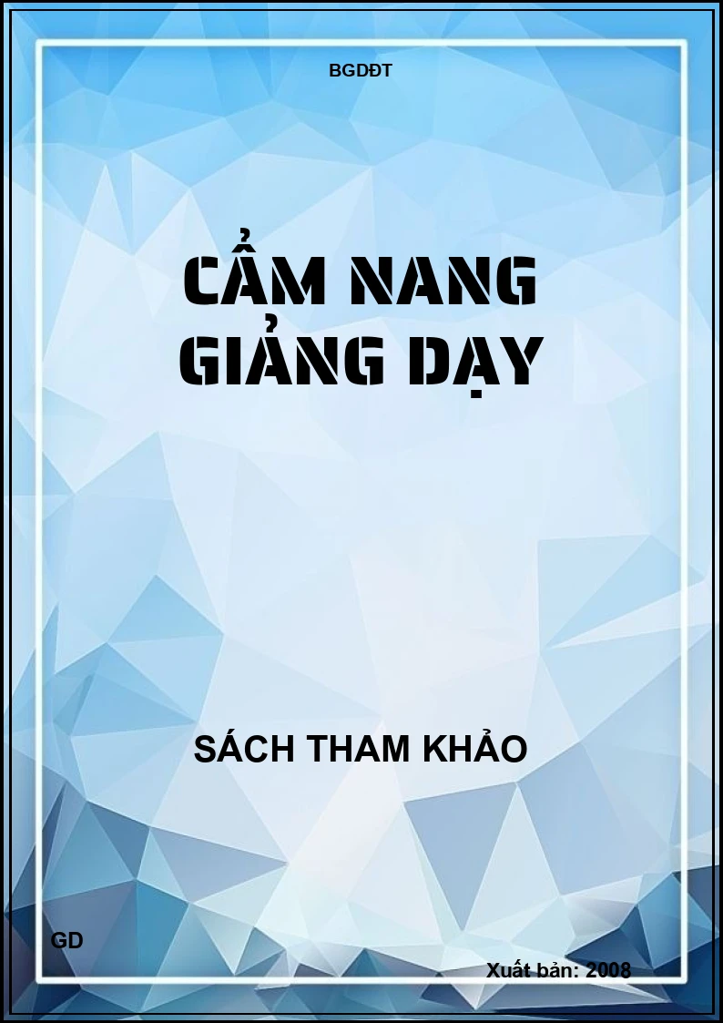 Cẩm nang giảng dạy