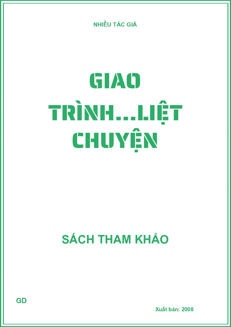 Giao trình...liệt chuyện