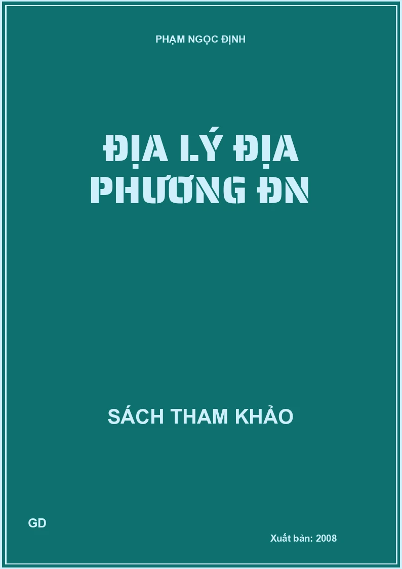 Địa lý địa phương ĐN