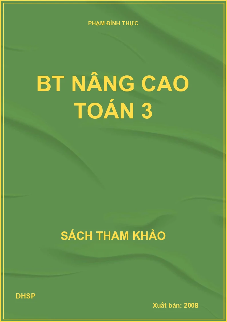 BT nâng cao toán 3