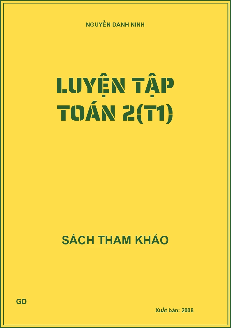Luyện tập Toán 2(T1)