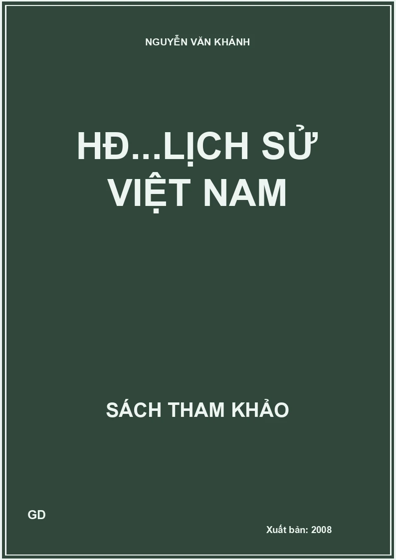 HĐ...lịch sử Việt Nam