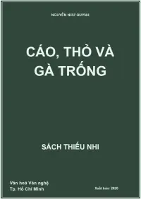 Cáo, thỏ và gà trống