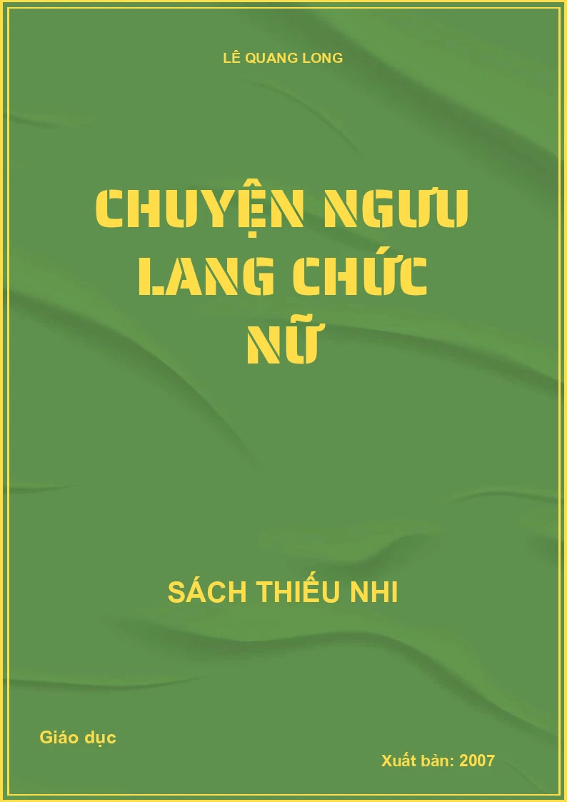 Chuyện Ngưu Lang Chức Nữ