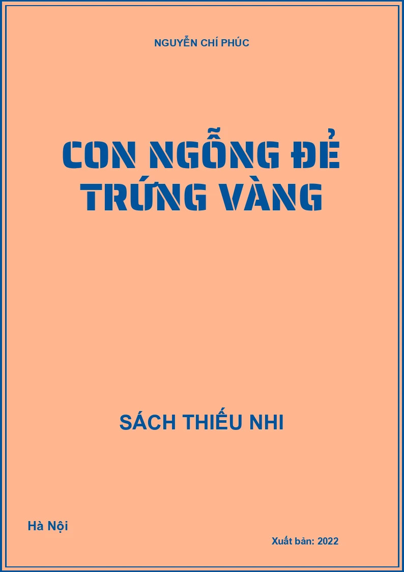 Con ngỗng đẻ trứng vàng