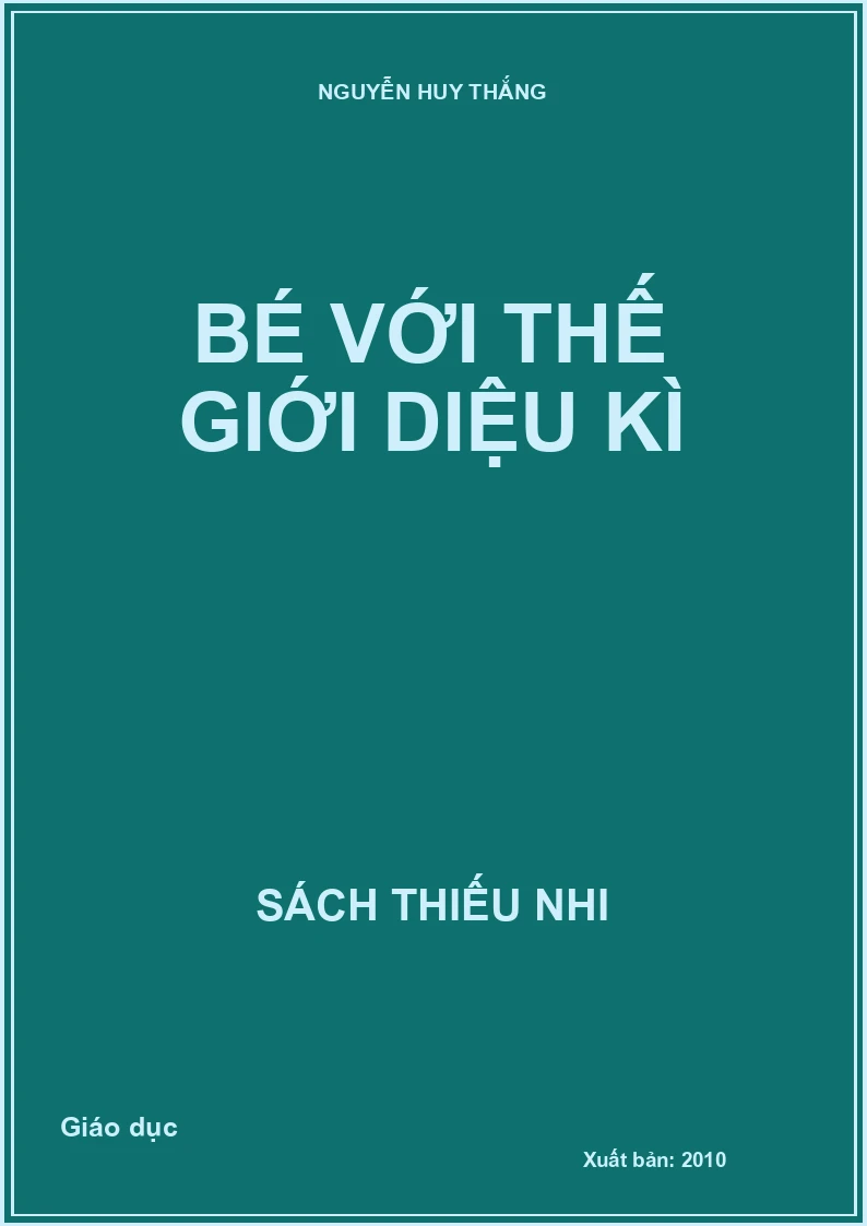 Bé với thế giới diệu kì