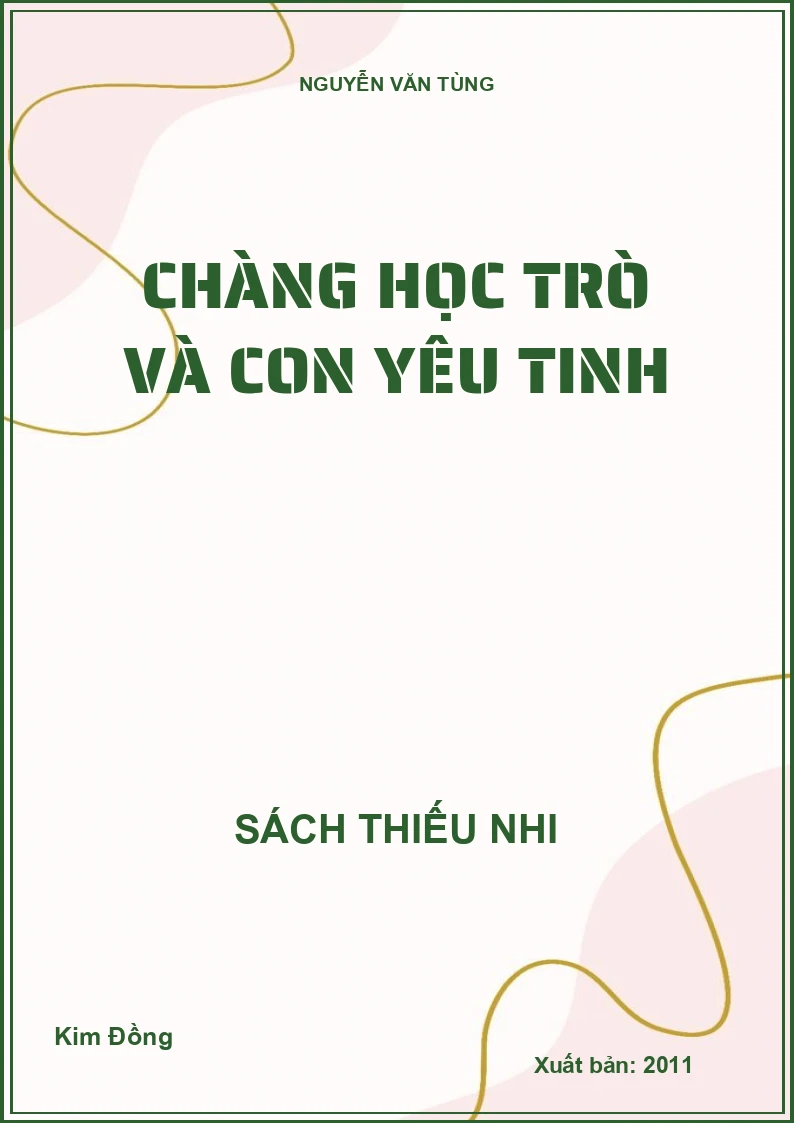 Chàng học trò và con yêu tinh