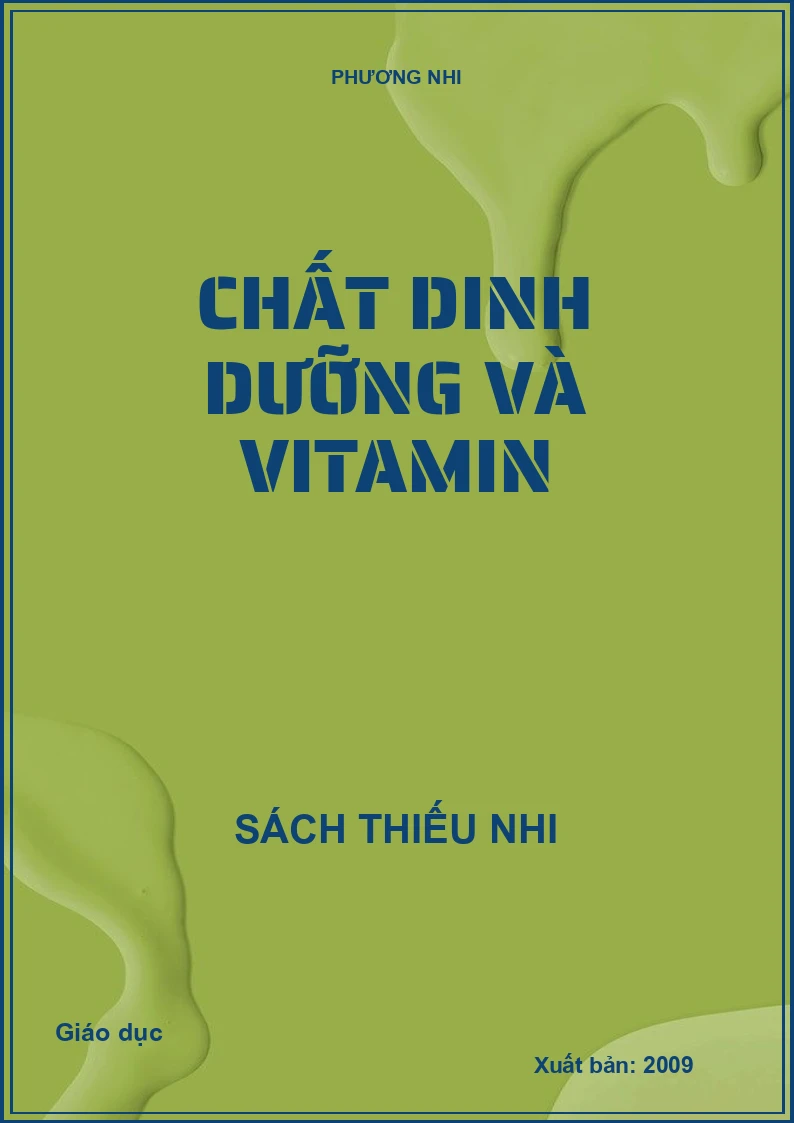 Chất dinh dưỡng và vitamin