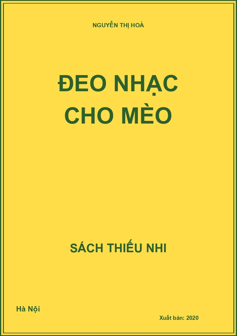 Đeo nhạc cho mèo