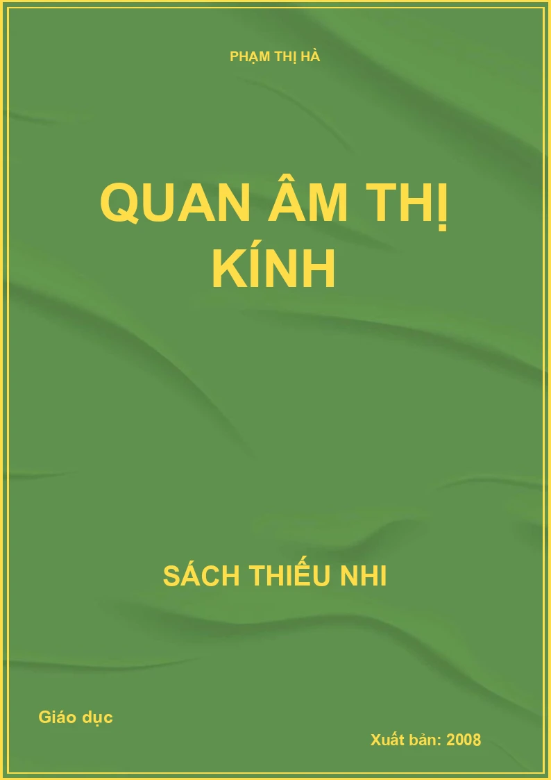 Quan Âm Thị Kính