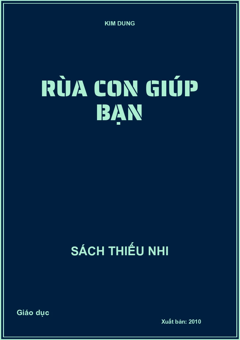 Rùa con giúp bạn
