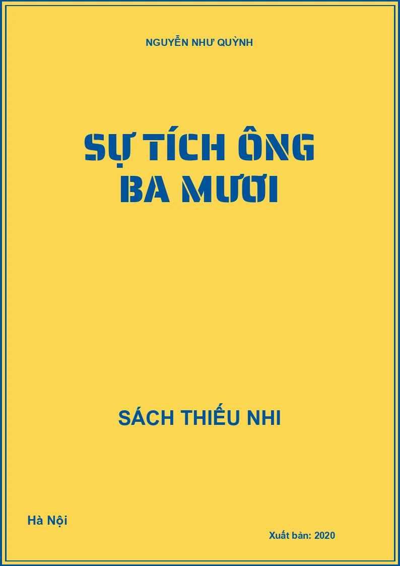 Sự tích ông Ba Mươi