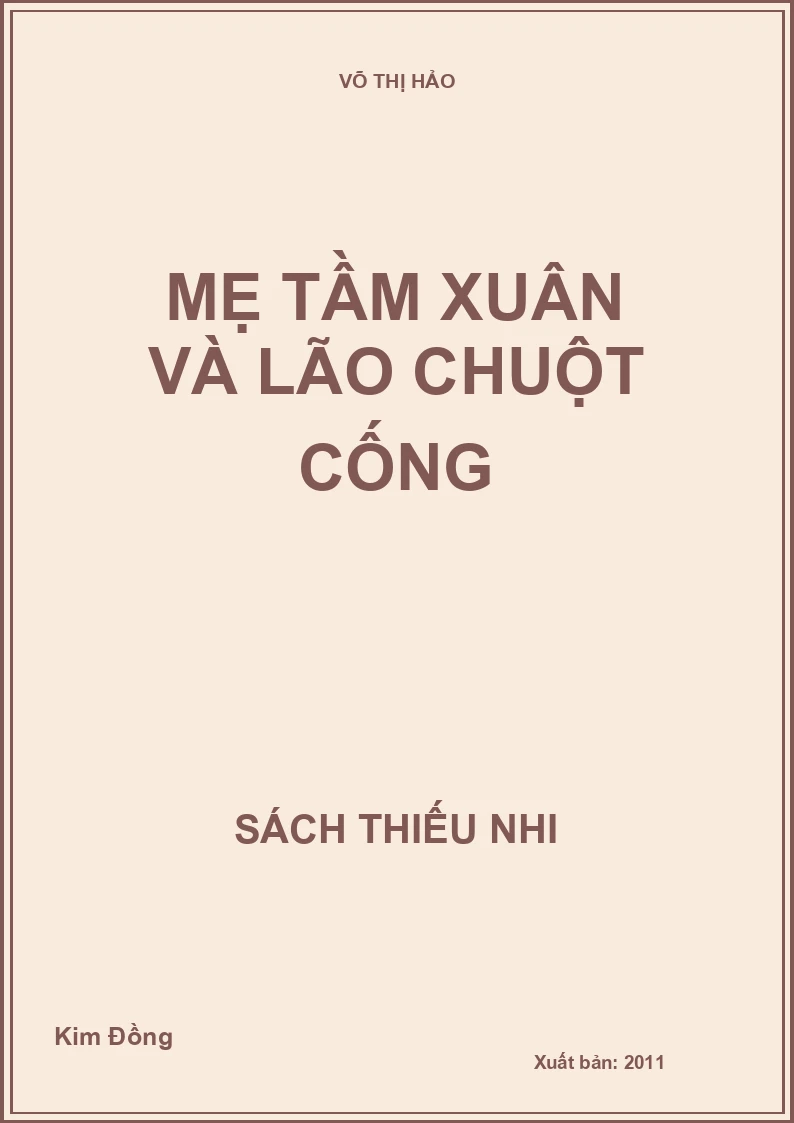Mẹ Tầm Xuân và lão Chuột cống