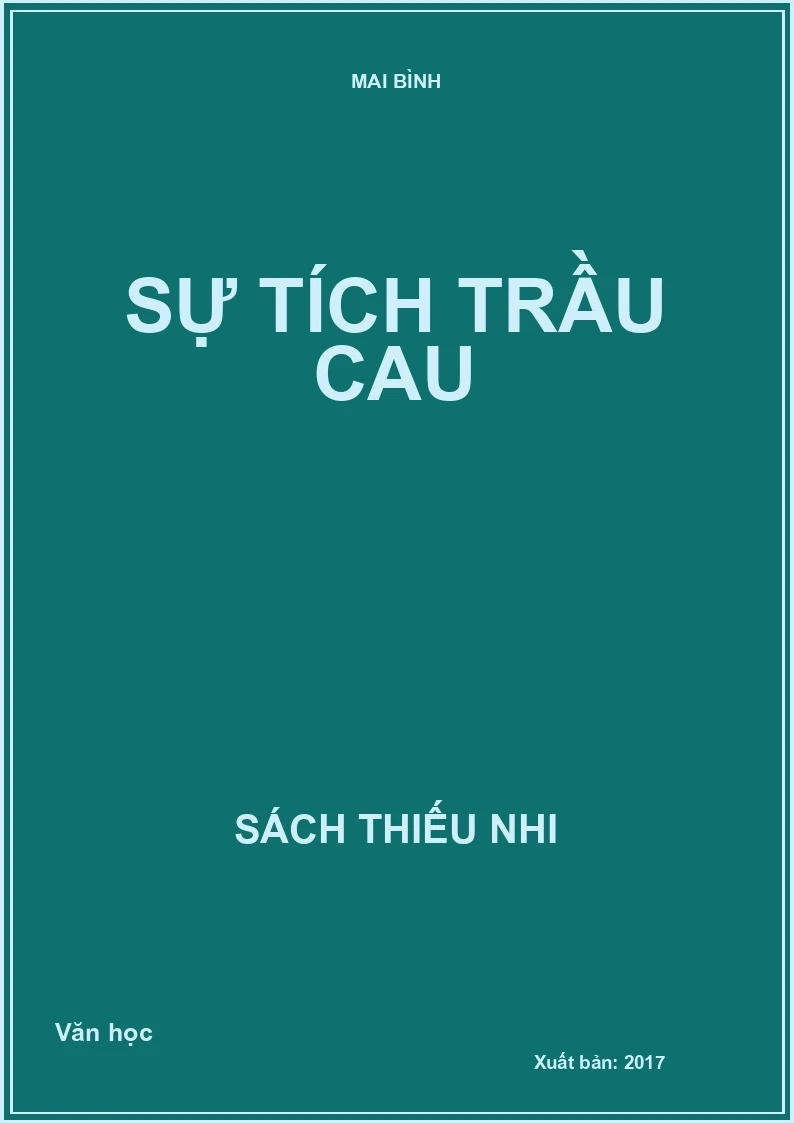 Sự tích trầu cau