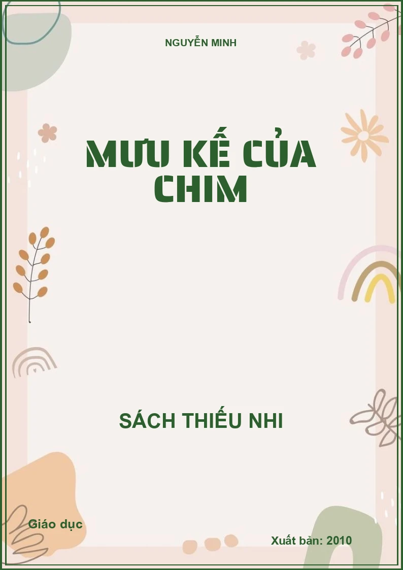 Mưu kế của chim