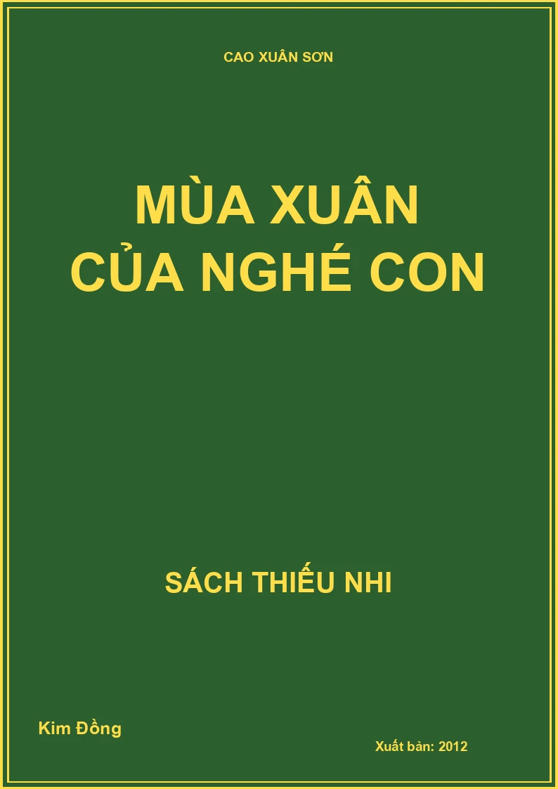 Mùa xuân của nghé con