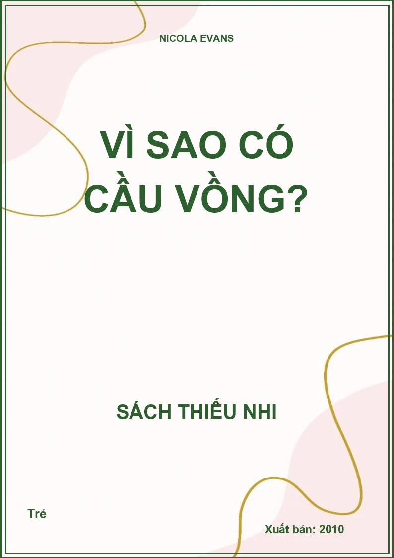 Vì sao có cầu vồng?