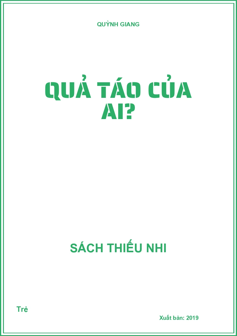 Quả táo của ai?