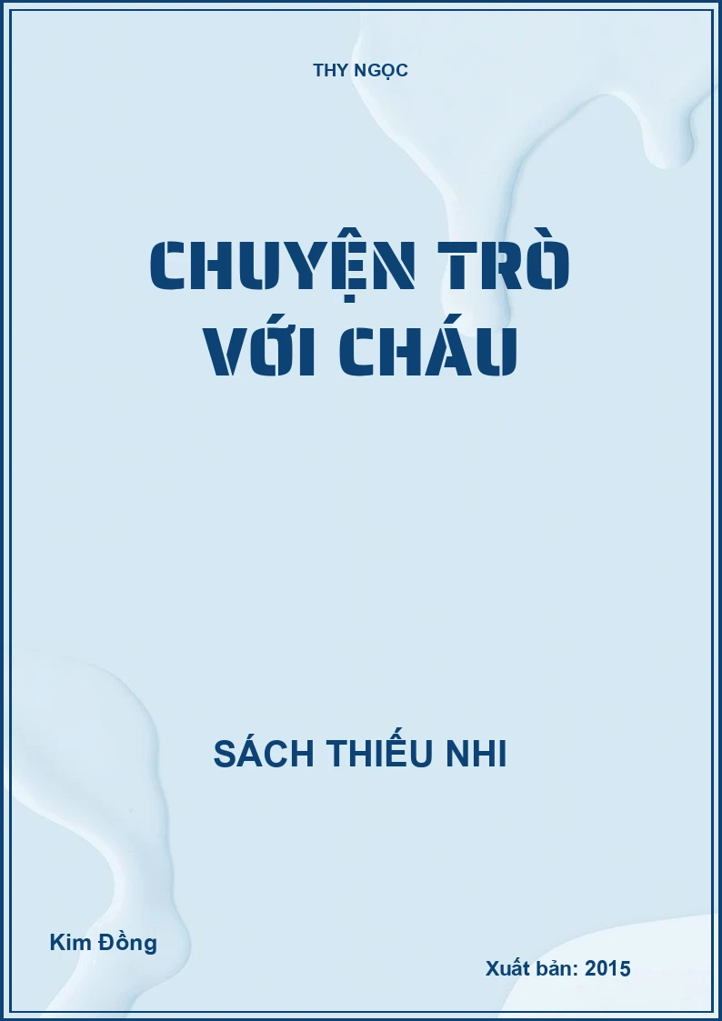 Chuyện trò với cháu
