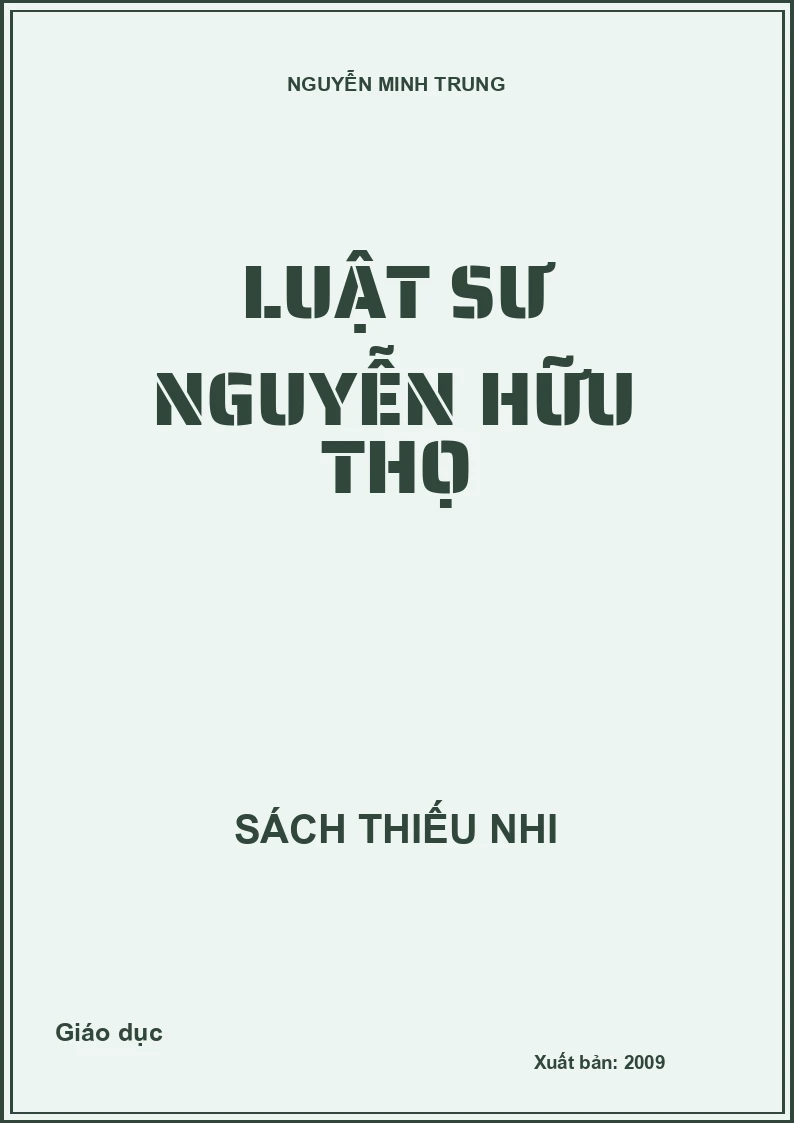 Luật sư Nguyễn Hữu Thọ