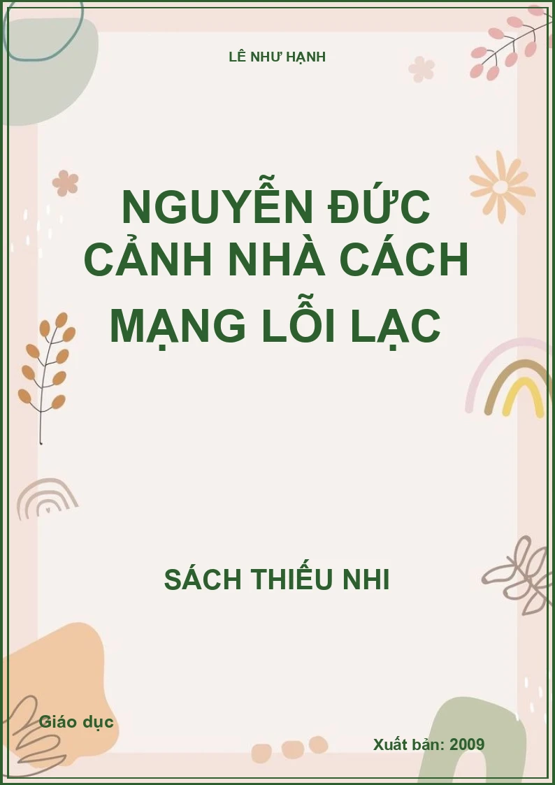 Nguyễn Đức Cảnh nhà cách mạng lỗi lạc