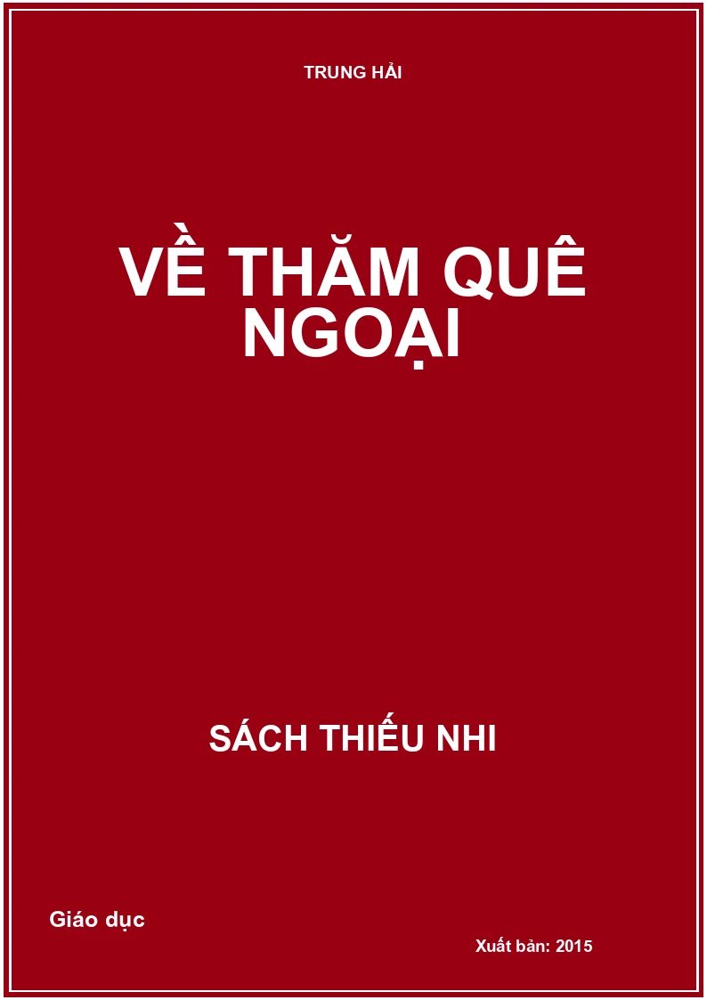 Về thăm quê ngoại