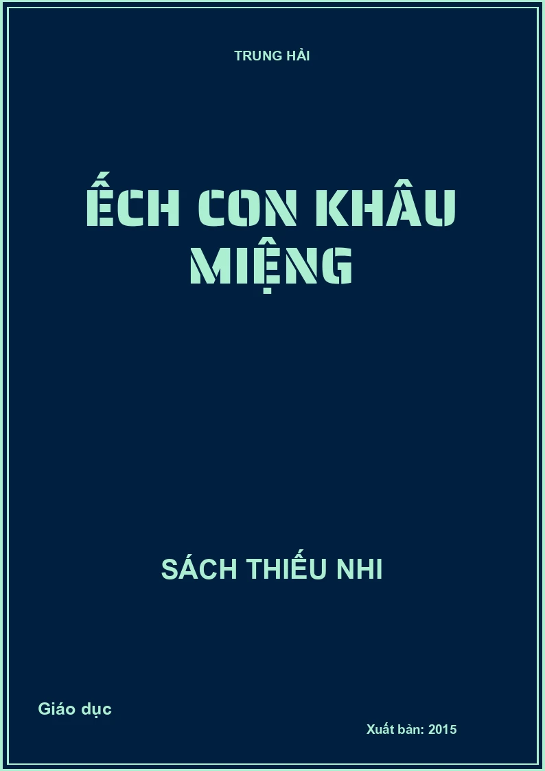 Ếch con khâu miệng