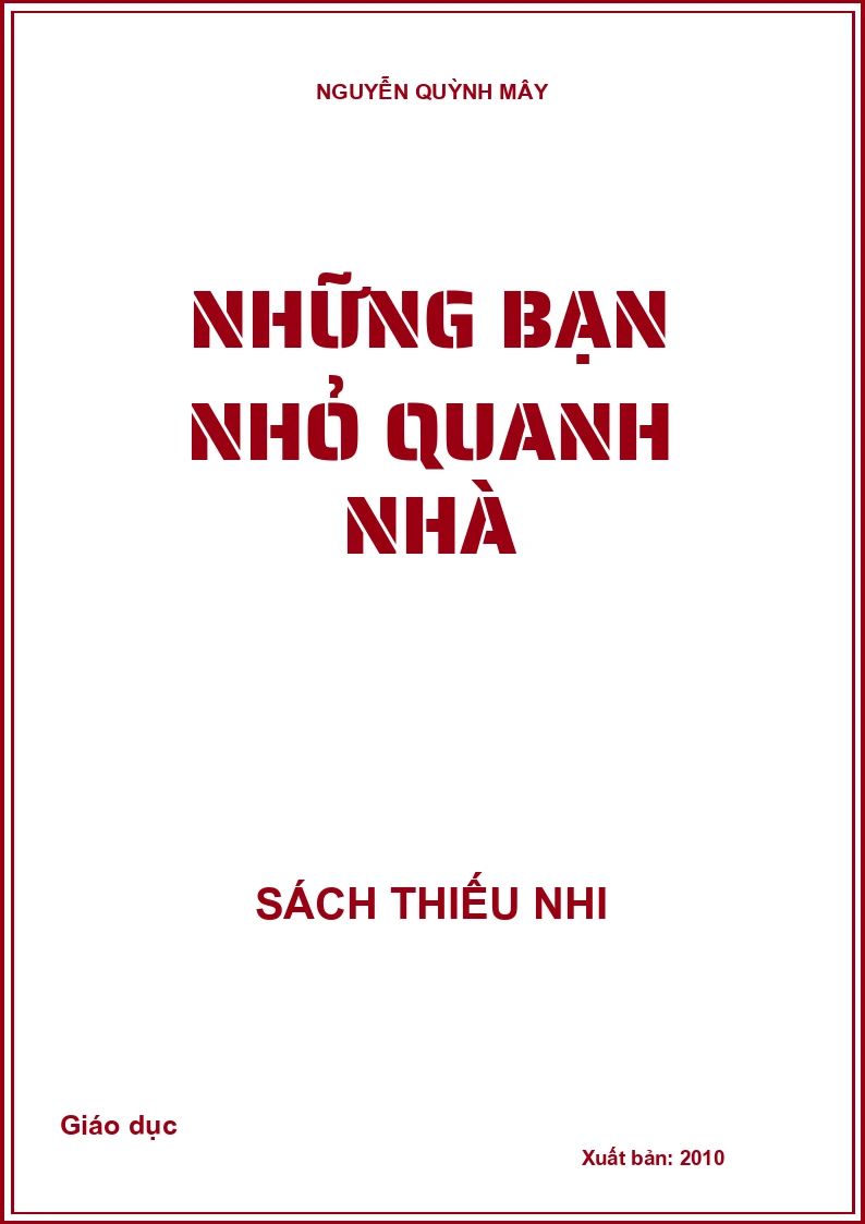 Những bạn nhỏ quanh nhà