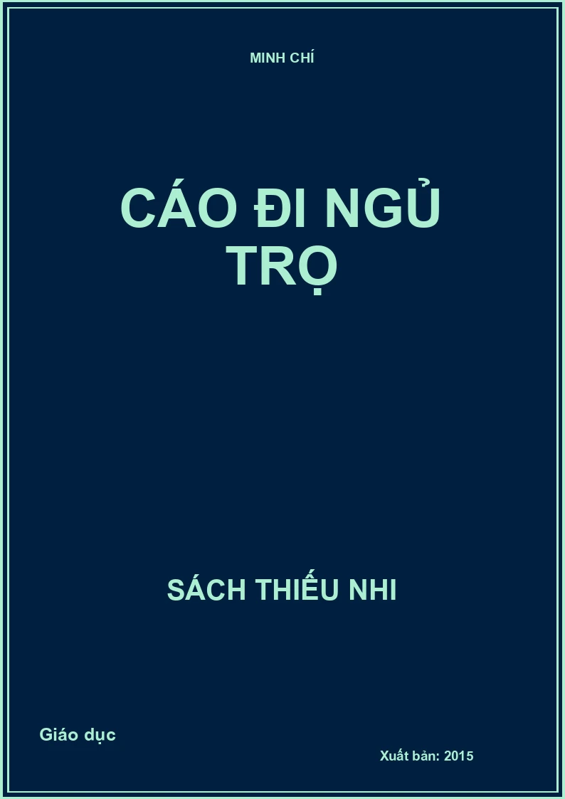 Cáo đi ngủ trọ