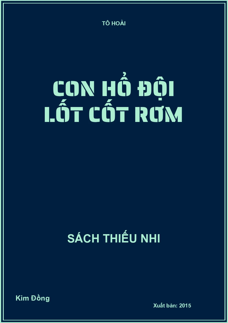 Con hổ đội lốt cốt rơm