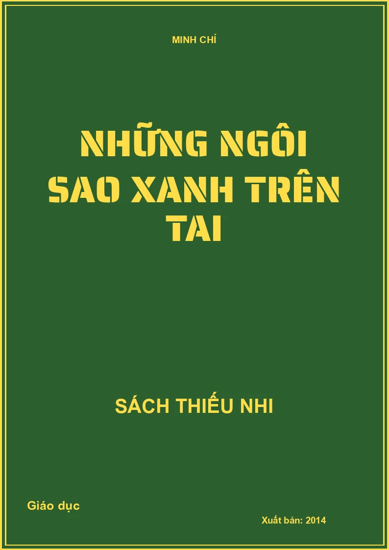 Những ngôi sao xanh trên tai