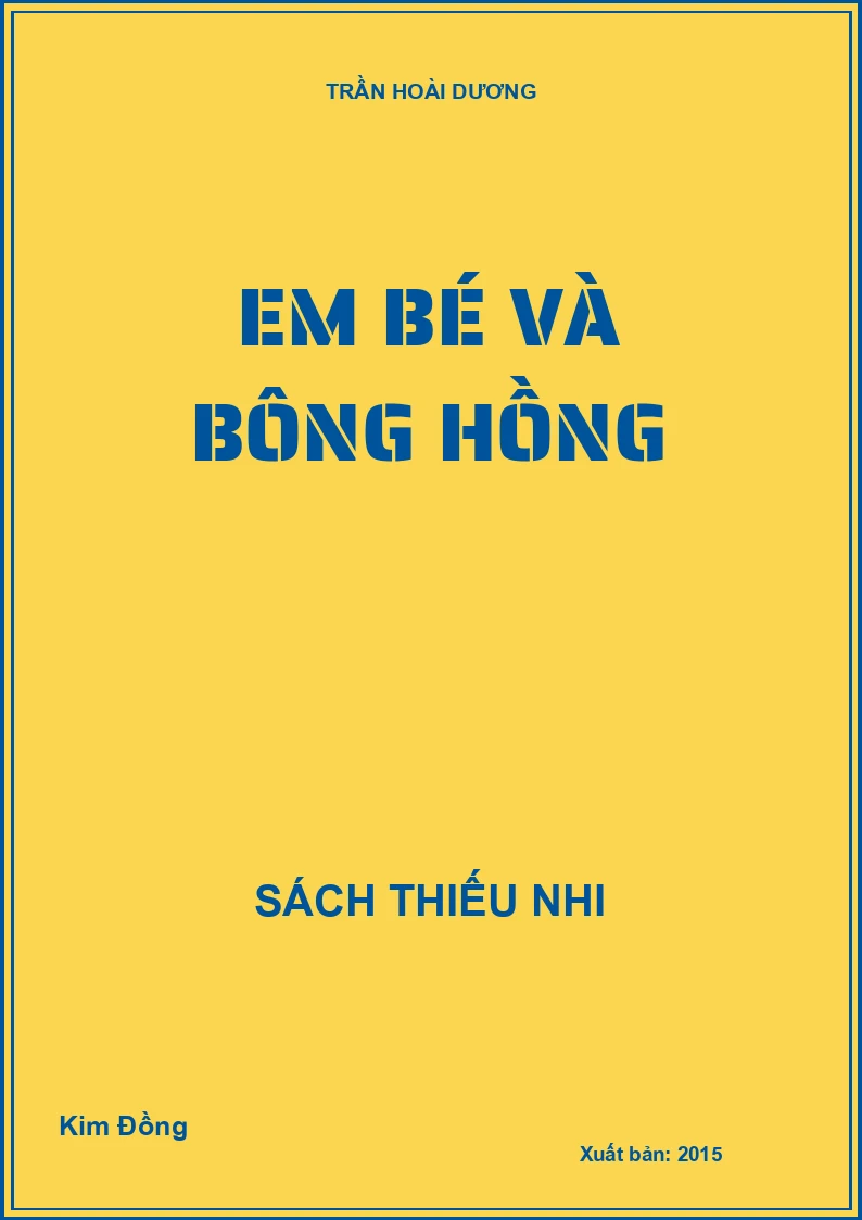 Em bé và bông hồng