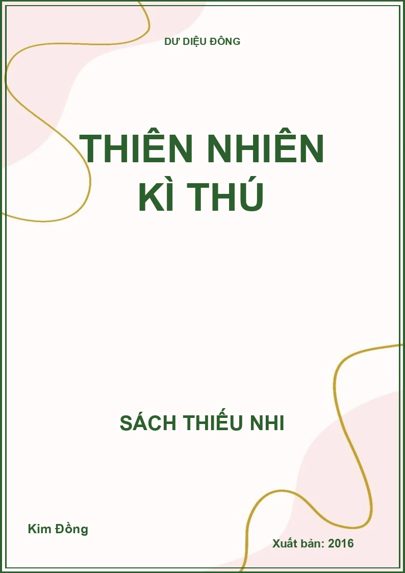 Thiên nhiên kì thú