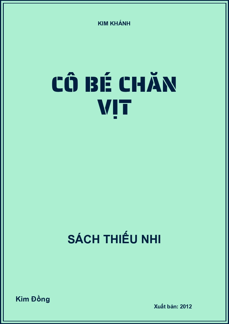 Cô bé chăn vịt