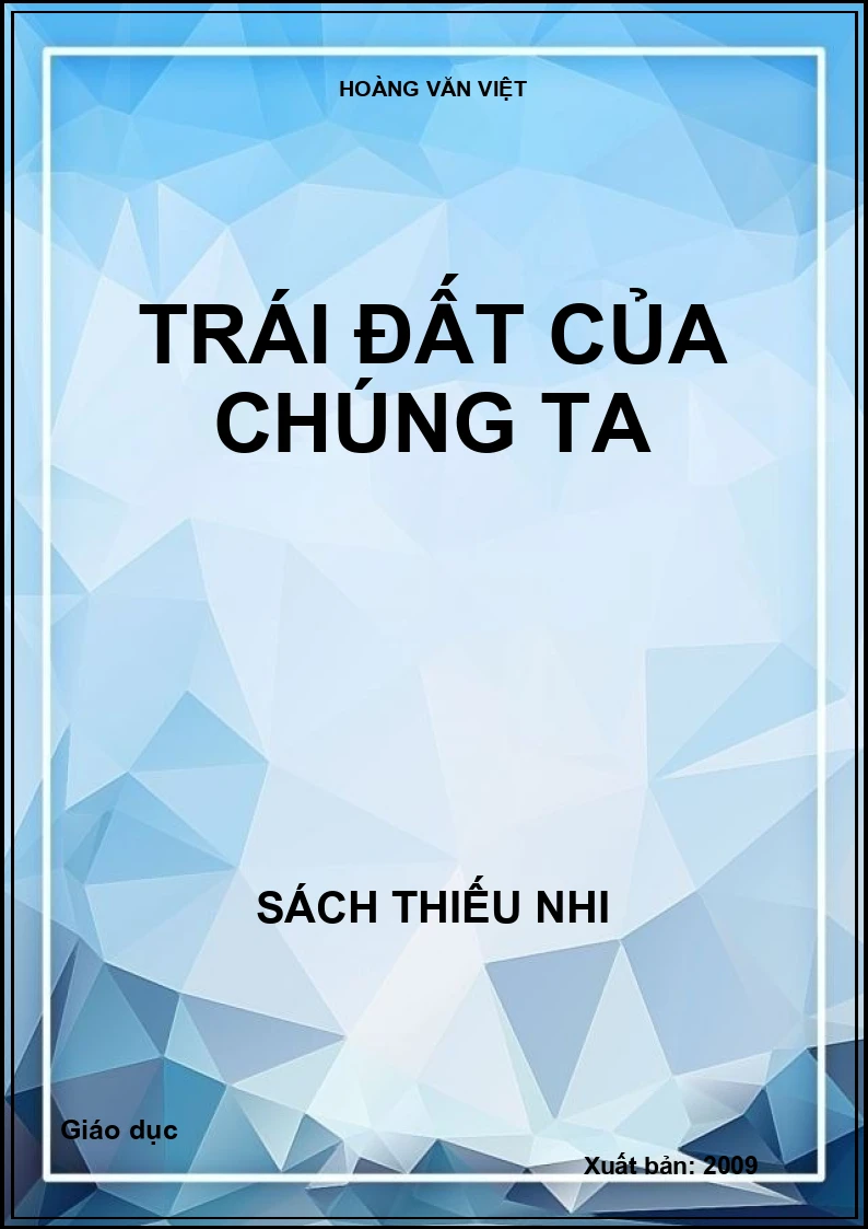 Trái đất của chúng ta