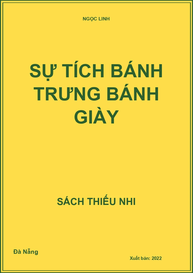 Sự tích bánh trưng bánh giày