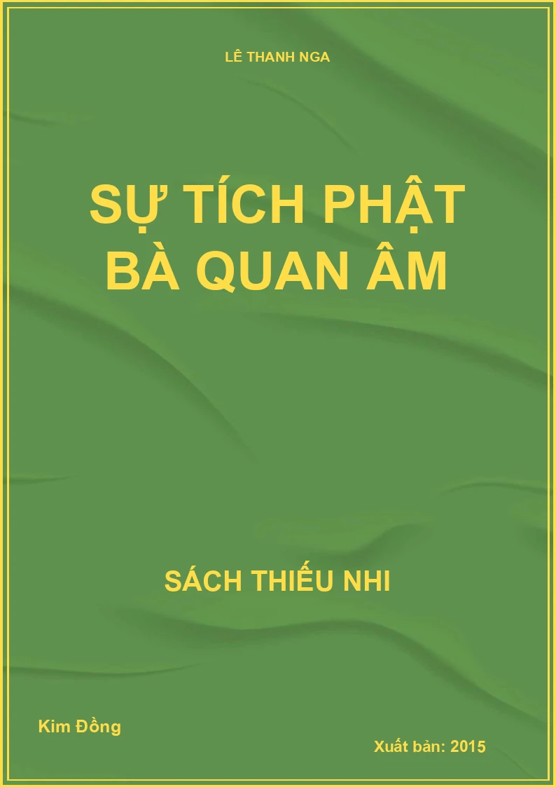 Sự tích Phật bà Quan Âm