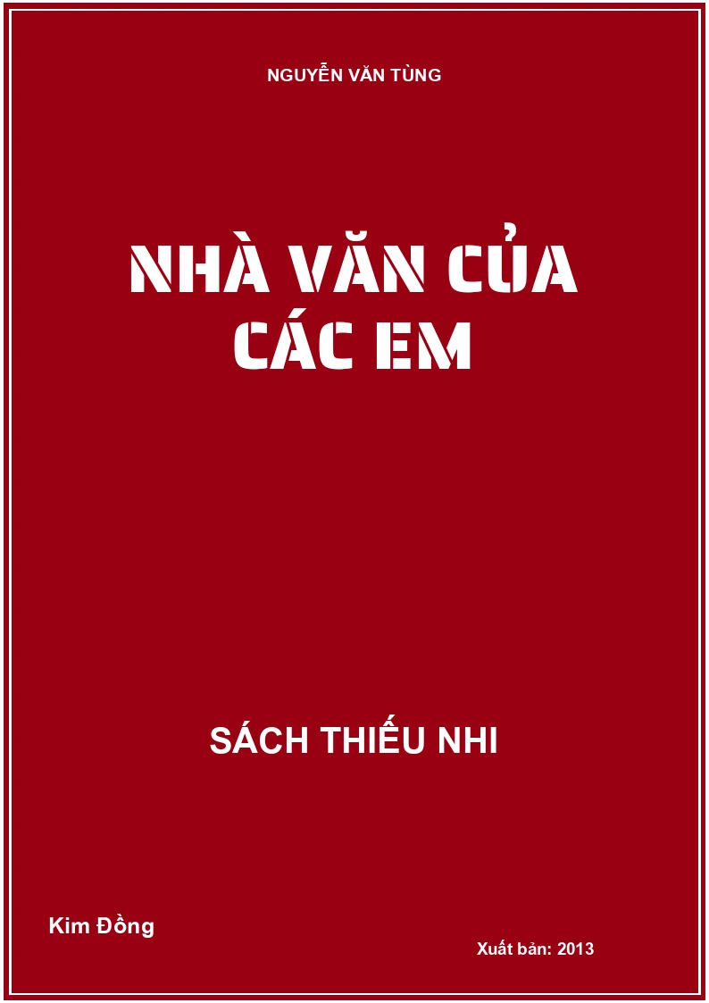 Nhà văn của các em
