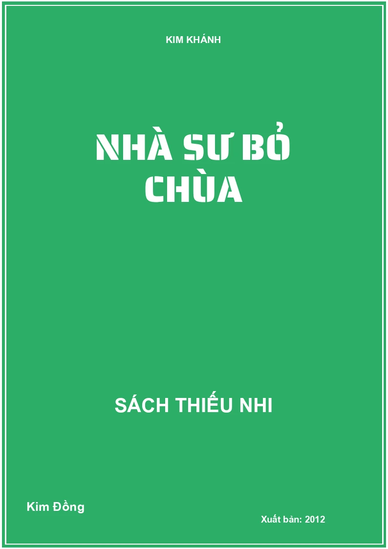 Nhà sư bỏ chùa