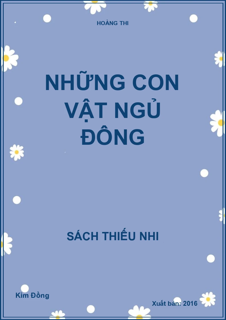 Những con vật ngủ đông