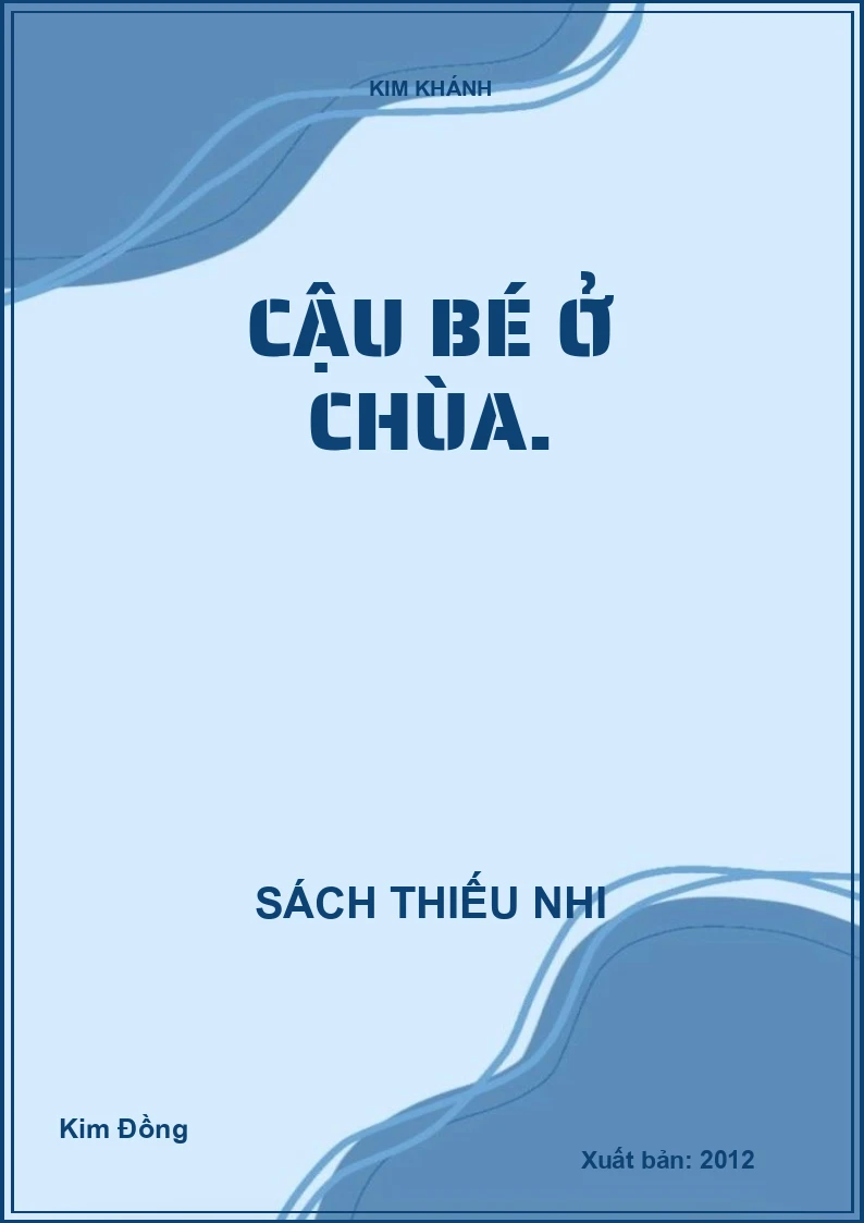 Cậu bé ở chùa.