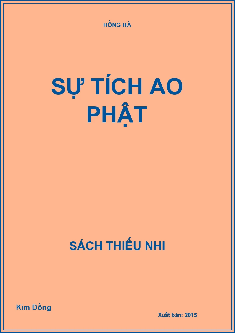 Sự tích ao Phật
