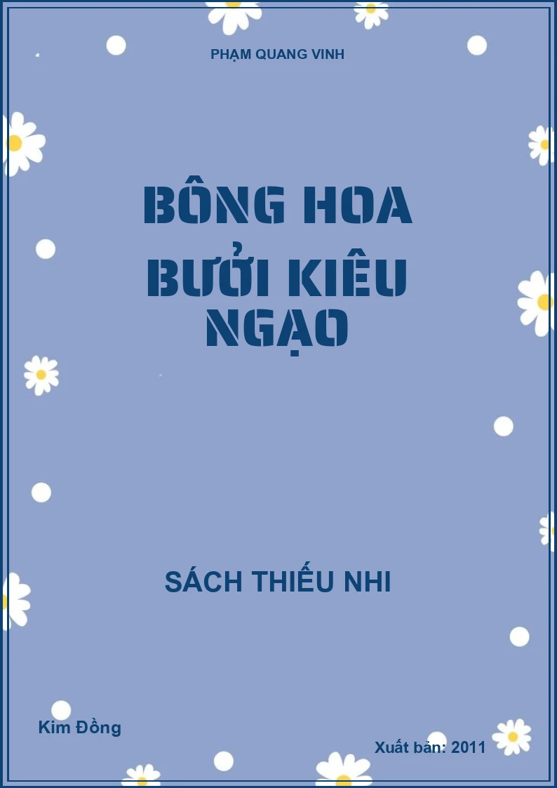 Bông hoa bưởi kiêu ngạo
