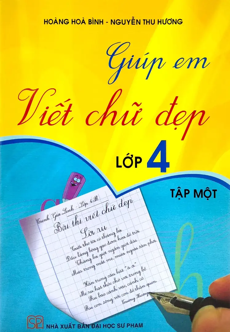 Giúp em viết chữ đẹp lớp 4. T.1