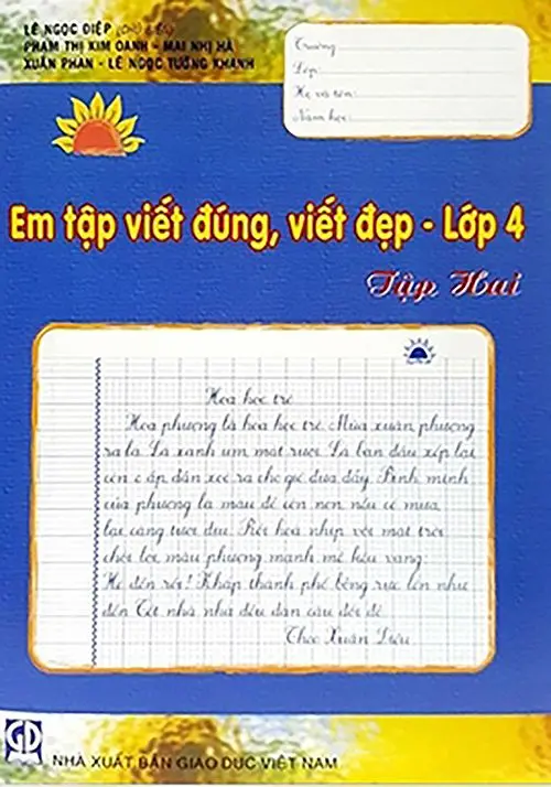 Em tập viết đúng, viết đẹp - Lớp 4. T.2