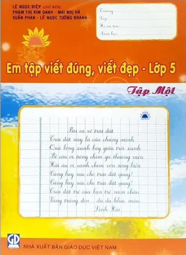 Em tập viết đúng, viết đẹp - Lớp 5. T.1